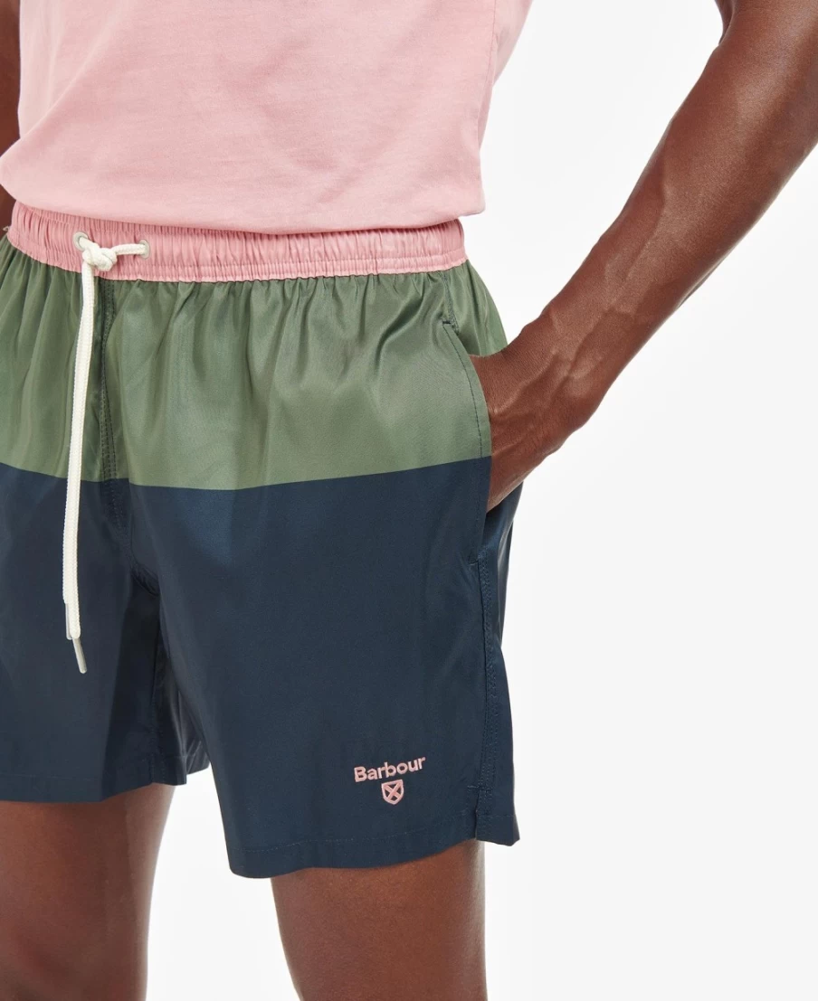 Barbour Men's Sky Blue John Two-Tone Swim Shorts