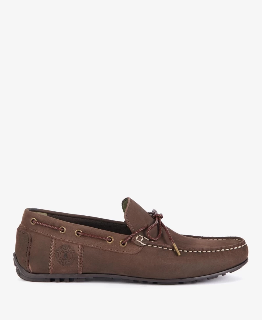 Barbour Men's Jenson Dark Brown Driving Shoes for Comfort & Style