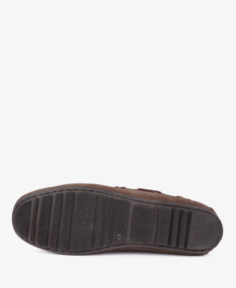 Barbour Men's Jenson Dark Brown Driving Shoes for Comfort & Style