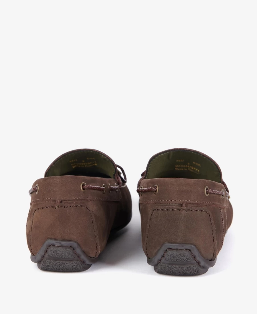 Barbour Men's Jenson Dark Brown Driving Shoes for Comfort & Style