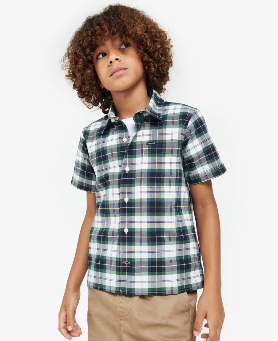 Barbour Boys Summer Ivy Tartan Shirt - Classic Plaid Button-Up for Boys