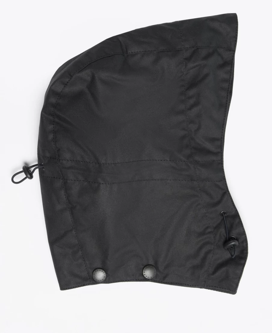 Barbour Men's Black Wax Storm Hood Jacket