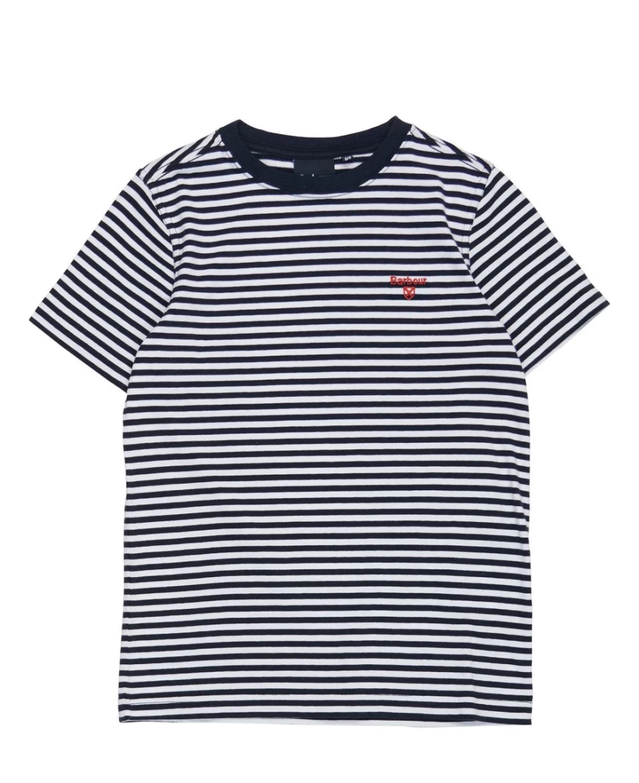 Barbour Boys Classic Navy Blake Cotton T-Shirt for Kids
