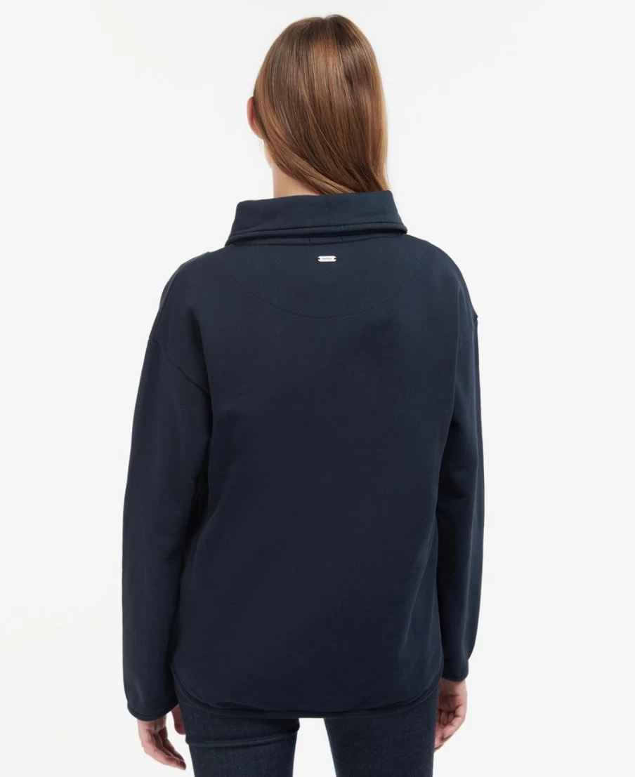 Barbour Women's Regia Sweatshirt in Classic Navy - Comfortable Casual Pullover