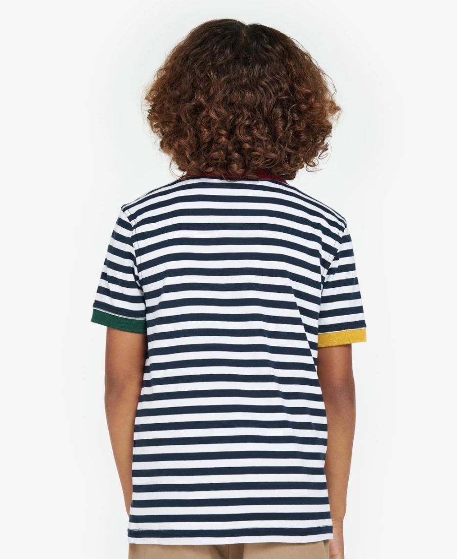 Barbour Boys Classic Navy Earle Polo Shirt for Kids
