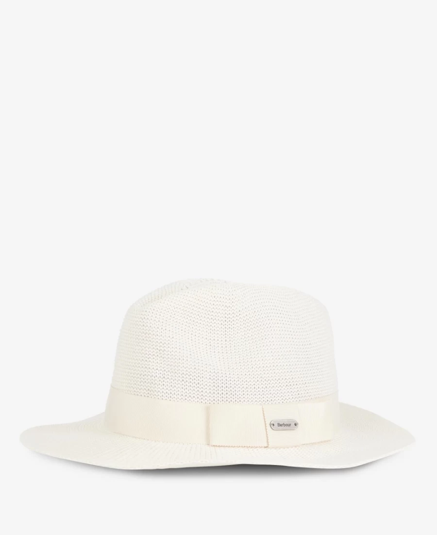 Barbour Womens Fairbourne Fedora Hat in Yarrow