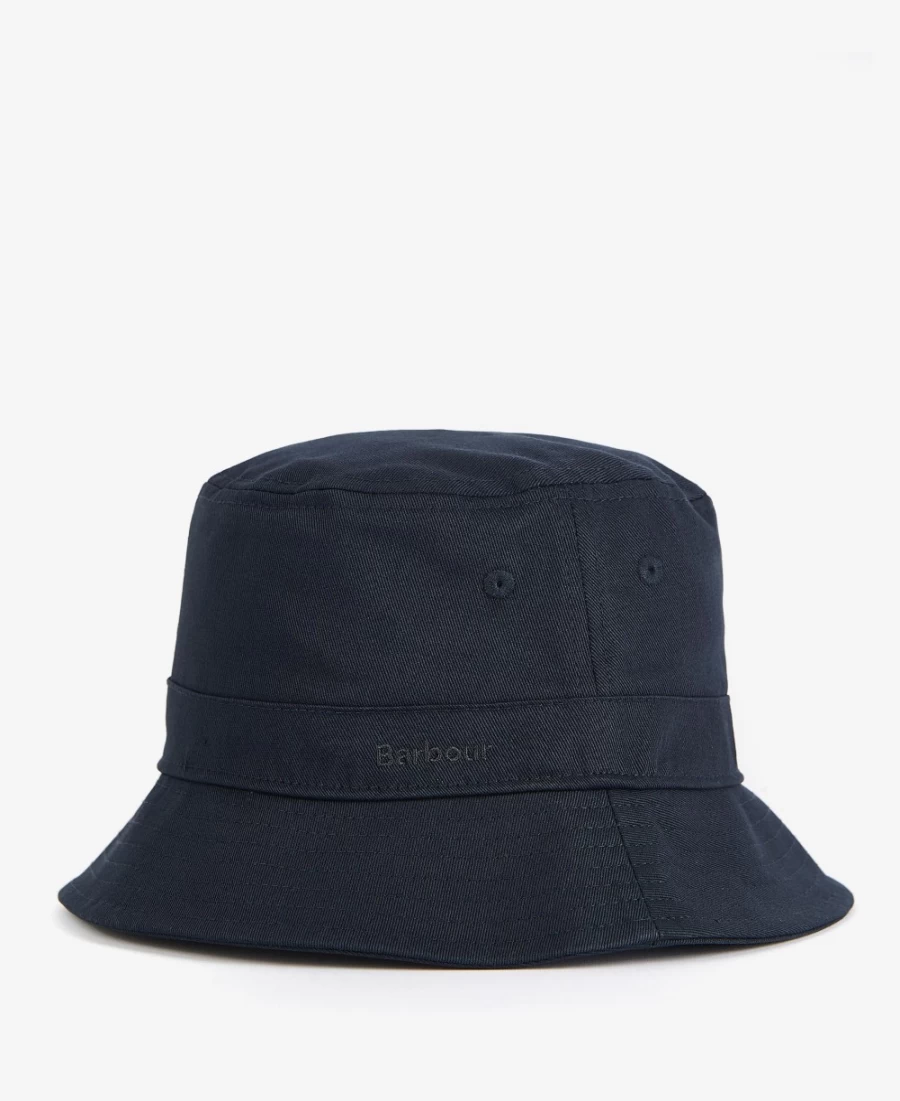 Barbour Olivia Bucket Hat for Men in Pink Punch - Waterproof Waxed Cotton Sun Hat