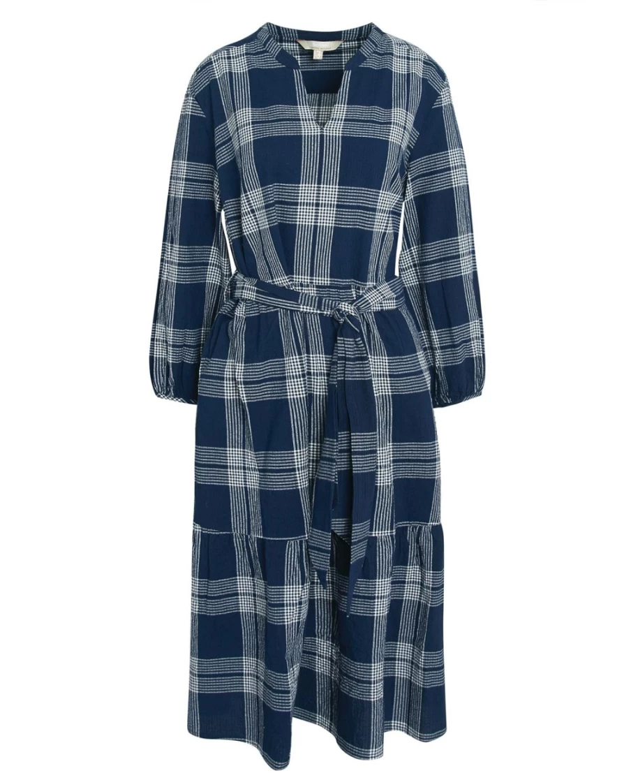 Barbour Women's Renfew Indigo Check Dress