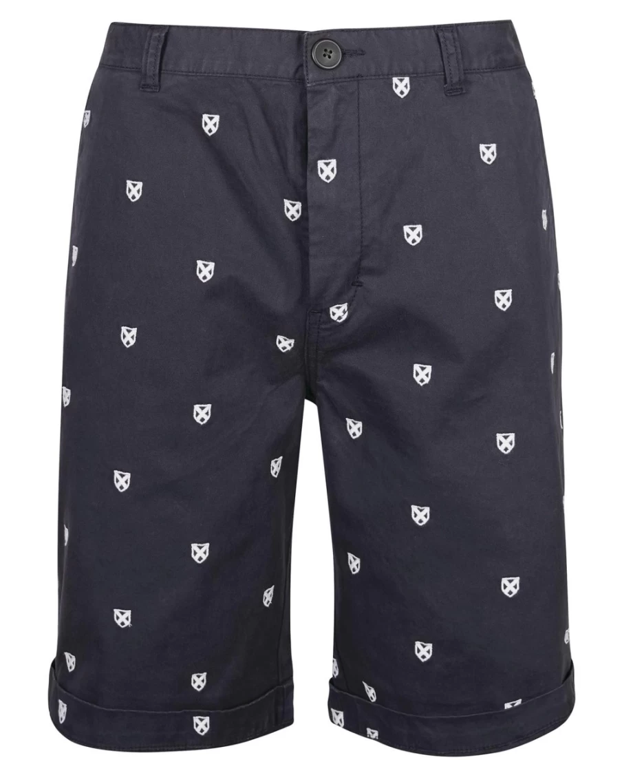 Barbour Men's Classic Navy Embroidered Shorts | Official Brand Collection