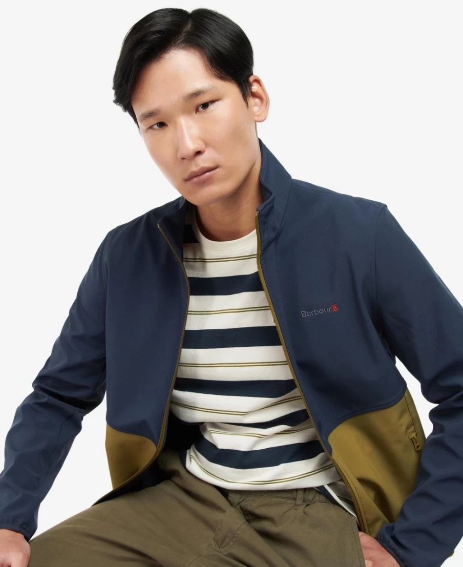 Barbour Men's Bearing Sea Peak Softshell Fleece Jacket