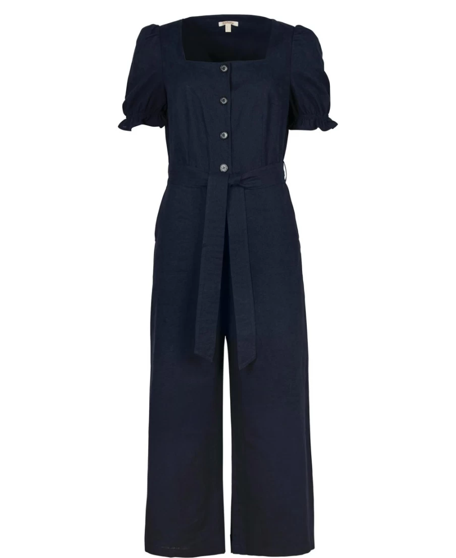 Barbour Women's Leilani Classic Navy Jumpsuit | Waterproof & Stylish All-in-One Outfit