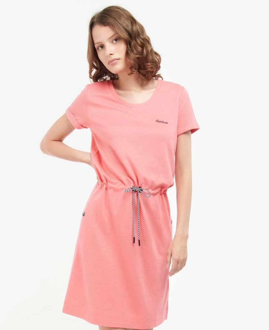 Barbour Women's Baymouth Dress in Pink Punch - Stylish & Comfortable