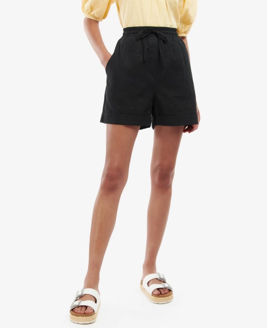 Barbour Women's Elsden Buttermilk Shorts | Classic Casual Wear
