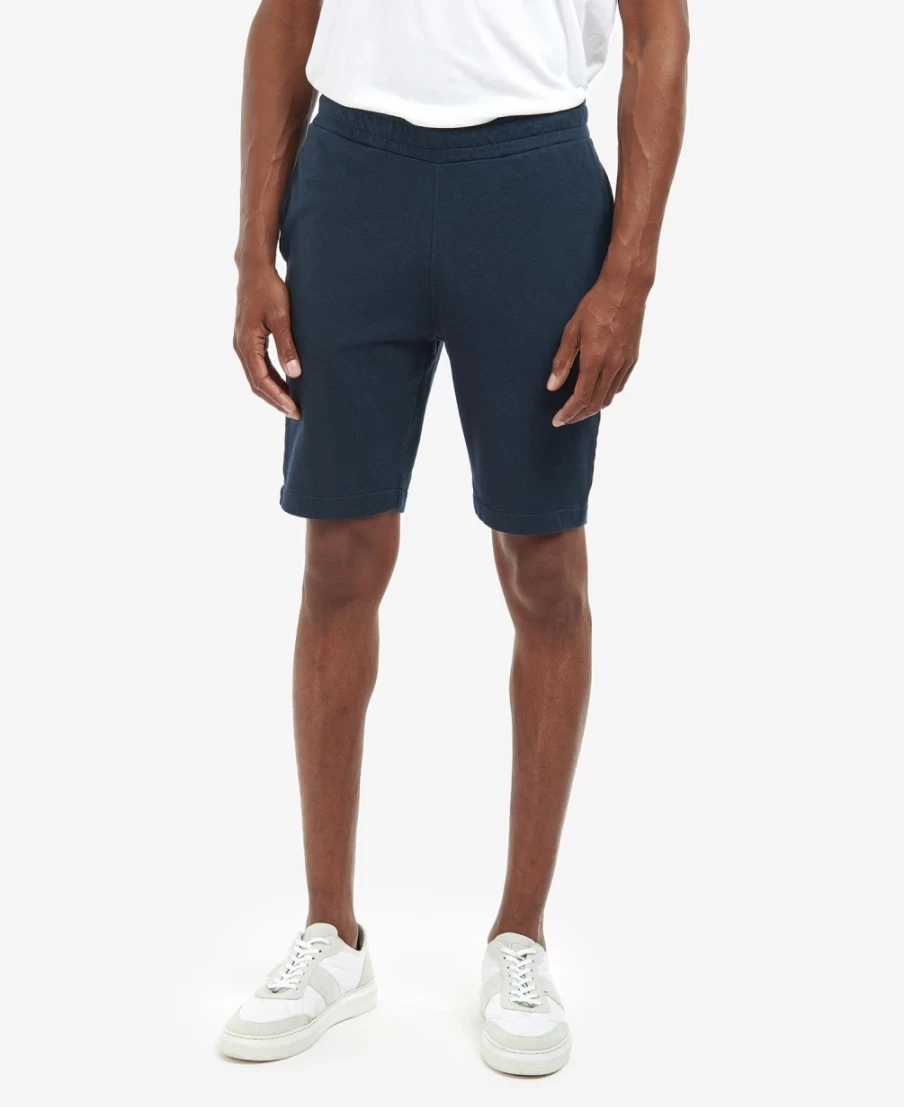 Barbour Men's Newnham Sweat Shorts in Grey Marl - Comfortable Casual Wear