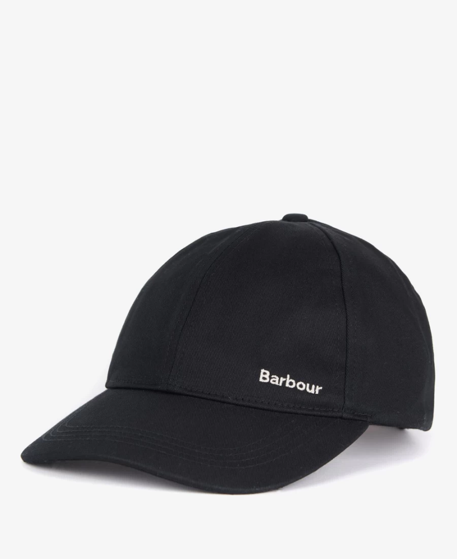 Barbour Olivia Classic Black Sports Cap for Men