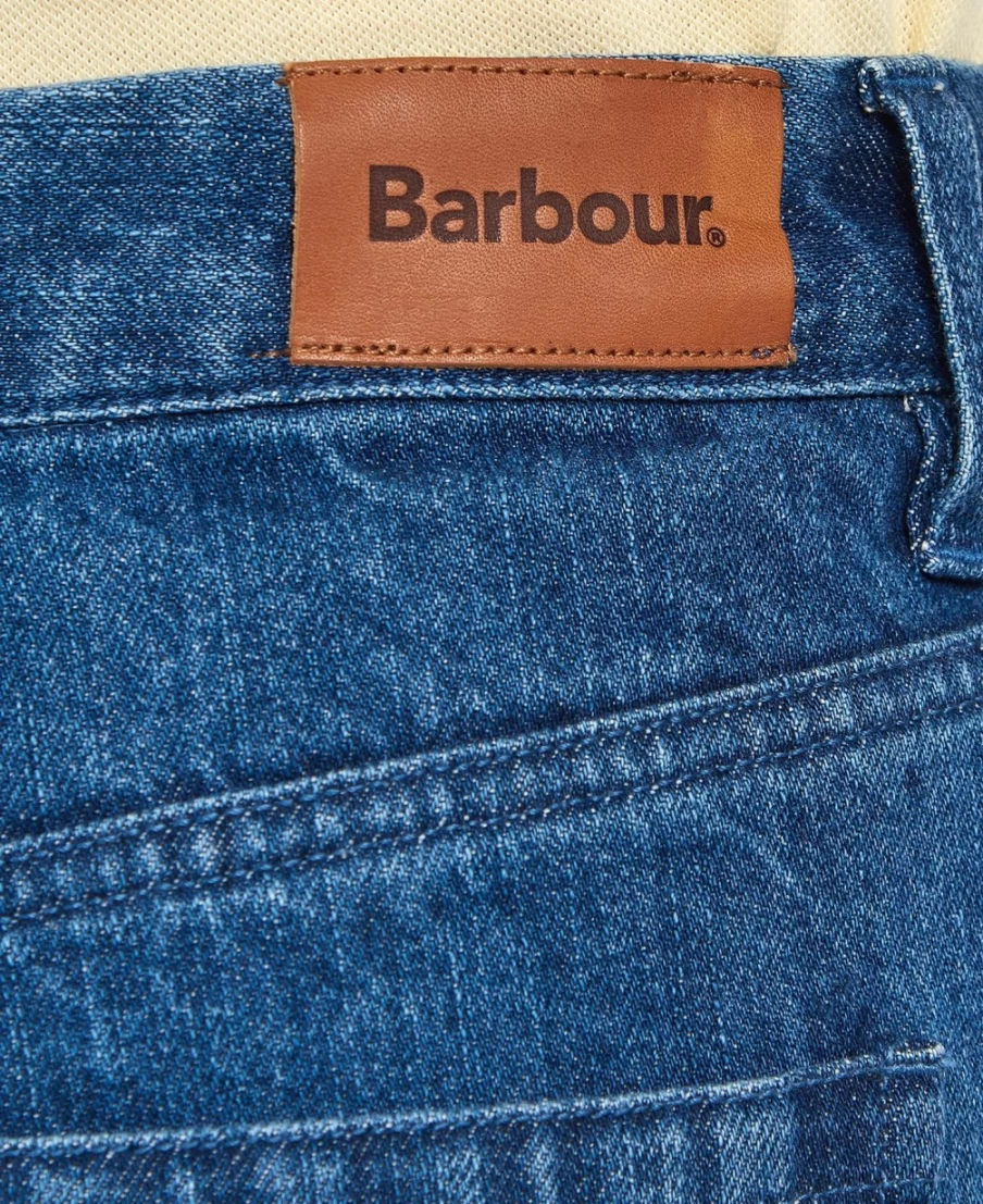 Barbour Women's Ecru Southport Cropped Jeans