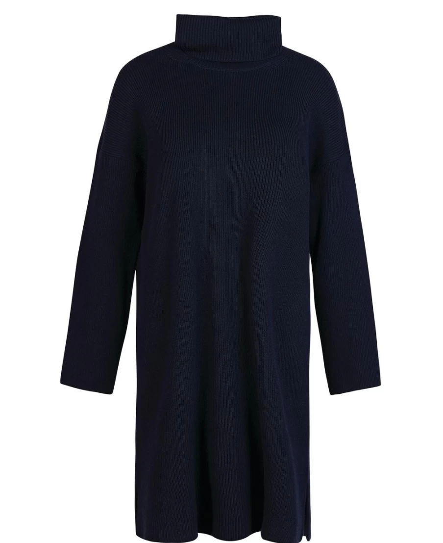 Barbour Women's Olive Stitch Dress - Classic Casual Wear