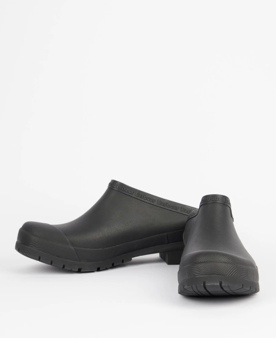 Barbour Men's Quinn Black Clogs - Classic Comfort & Style