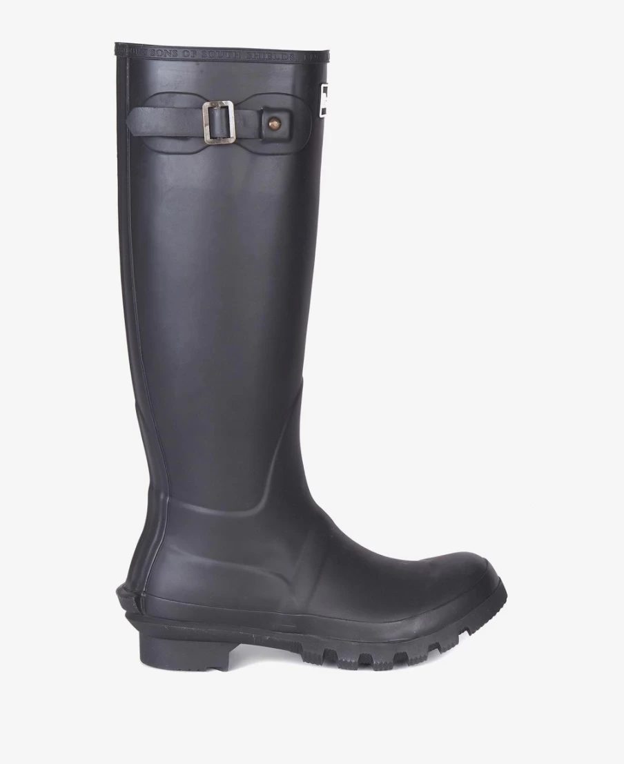 Barbour Women's Black Bede Wellington Boots | Waterproof Rain Footwear