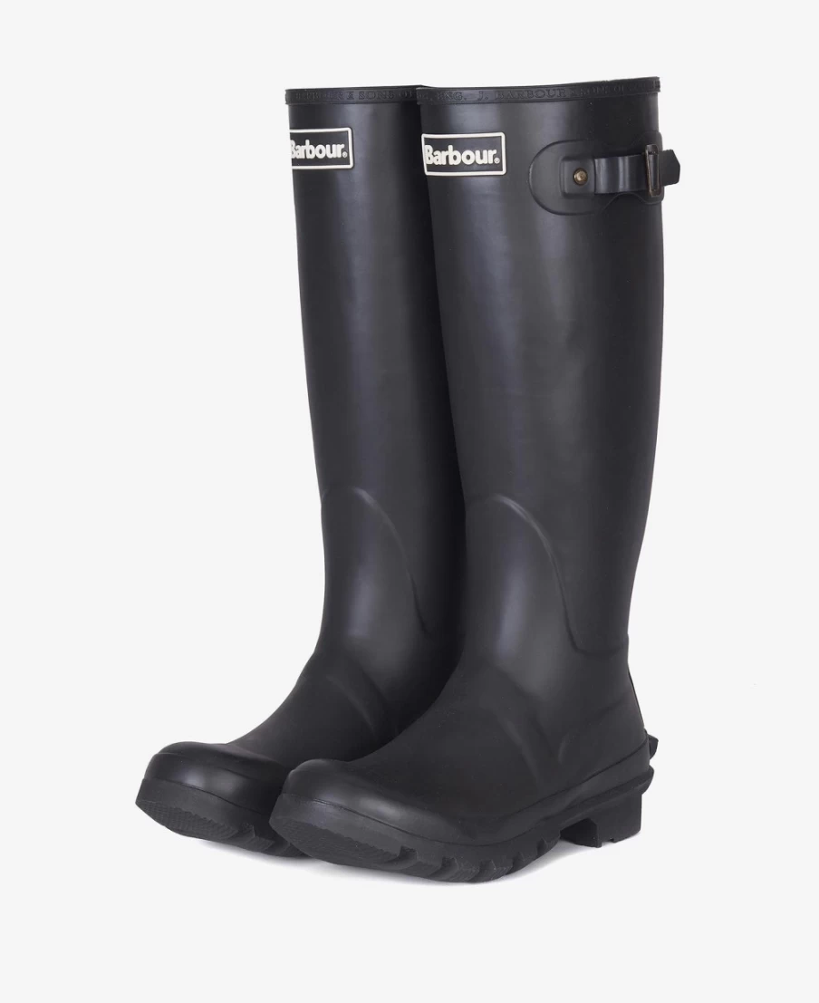 Barbour Women's Black Bede Wellington Boots | Waterproof Rain Footwear