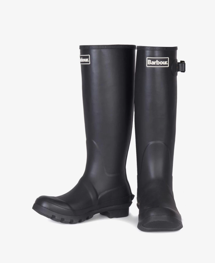 Barbour Women's Black Bede Wellington Boots | Waterproof Rain Footwear