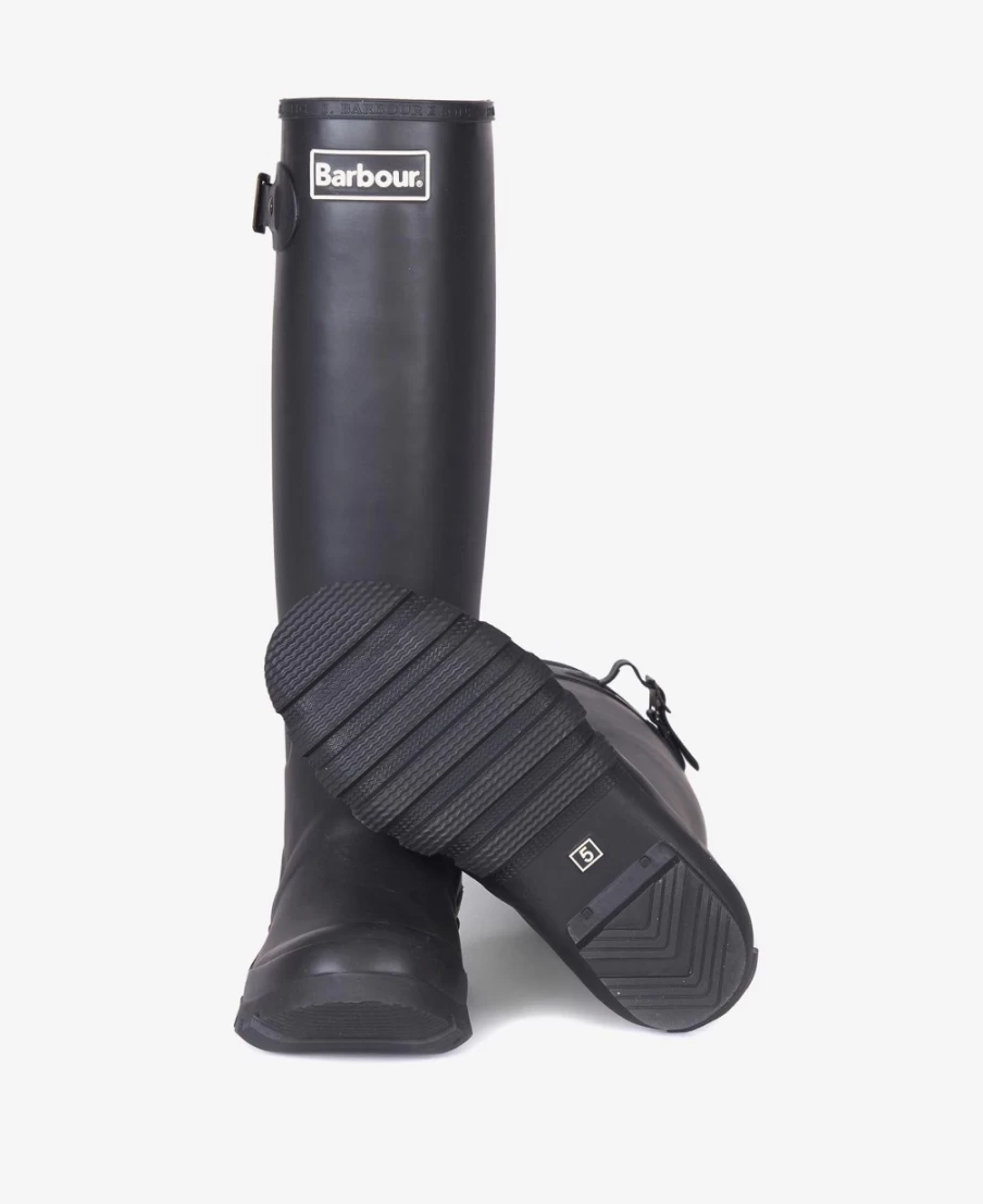 Barbour Women's Black Bede Wellington Boots | Waterproof Rain Footwear