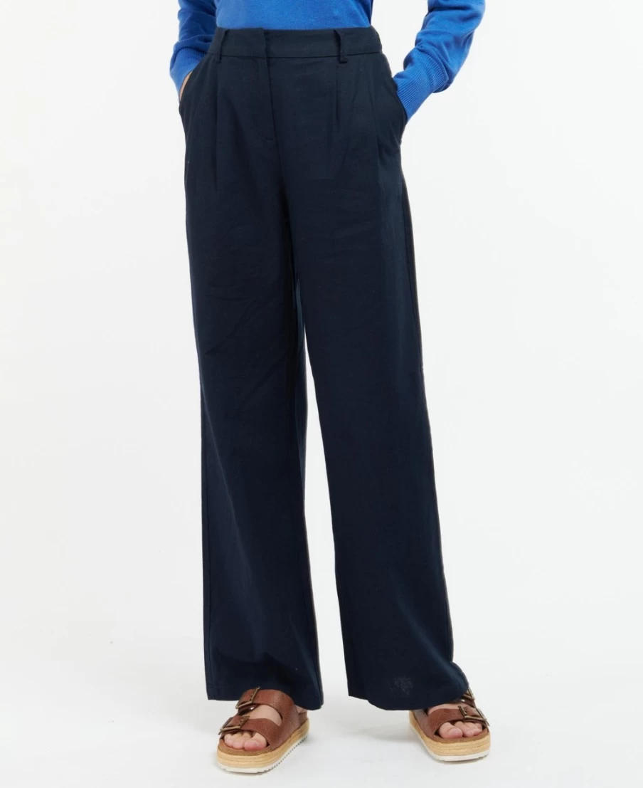 Barbour Women's Somerland Trousers in Vanilla - Classic Casual Wear