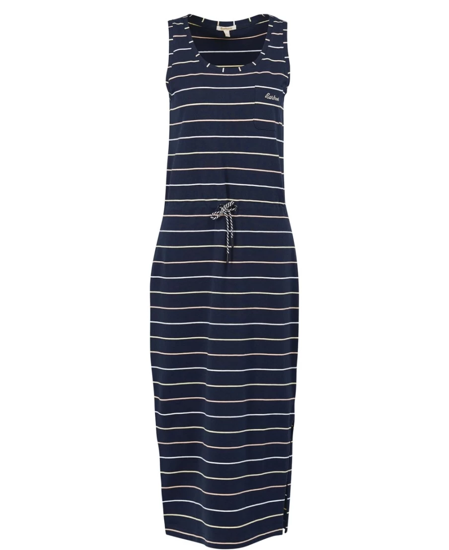Barbour Women's Overland Dress in Multi Stripe - Classic Striped Style