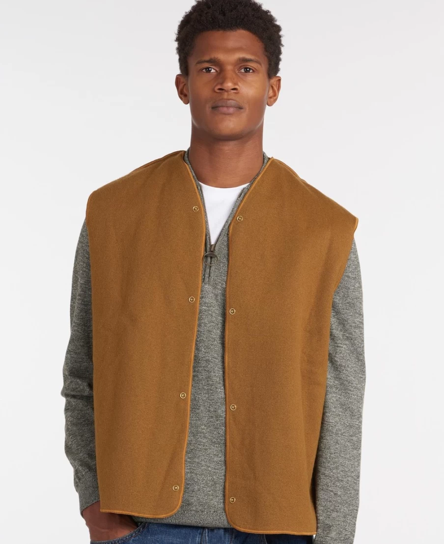 Barbour Men's Brown Jacket with Warm Pile Lining - Classic Outdoor Wear