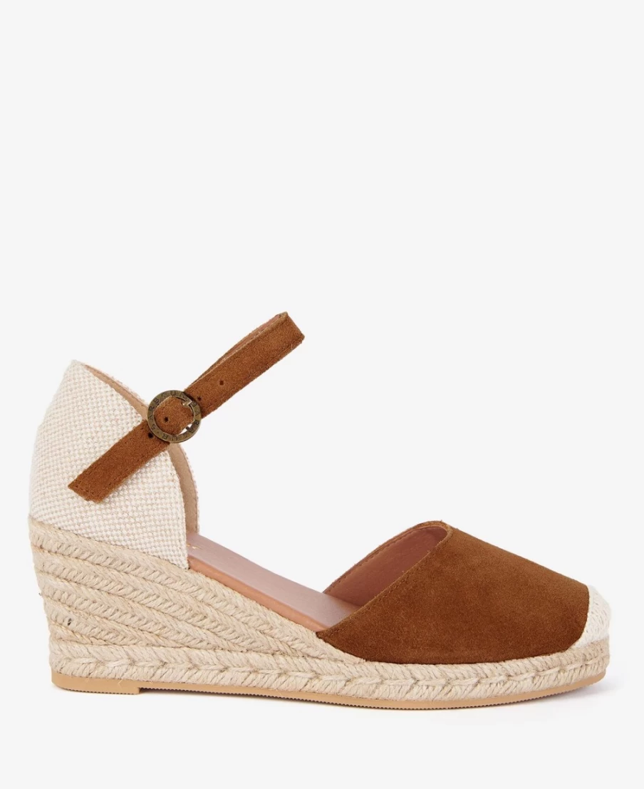 Barbour Women's Sand Frances Espadrille Wedges