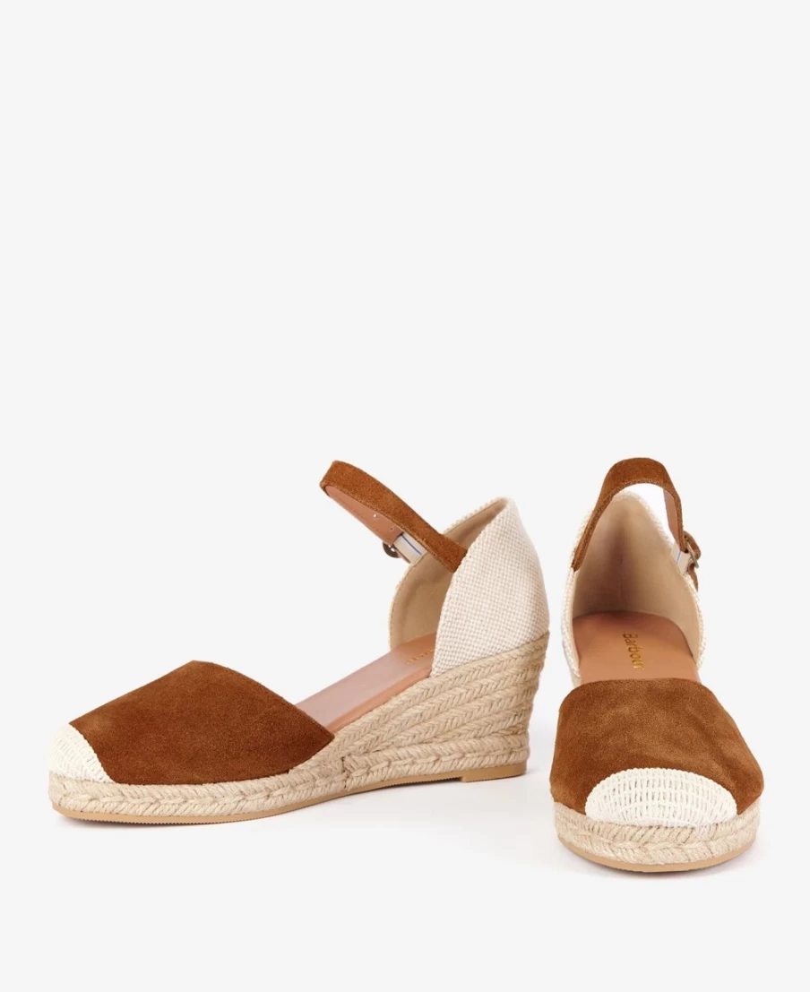 Barbour Women's Sand Frances Espadrille Wedges