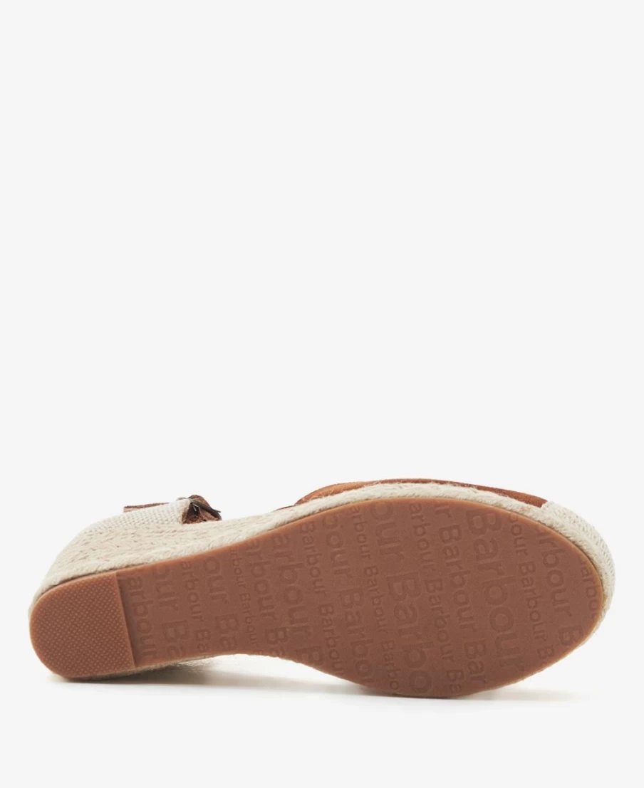 Barbour Women's Sand Frances Espadrille Wedges