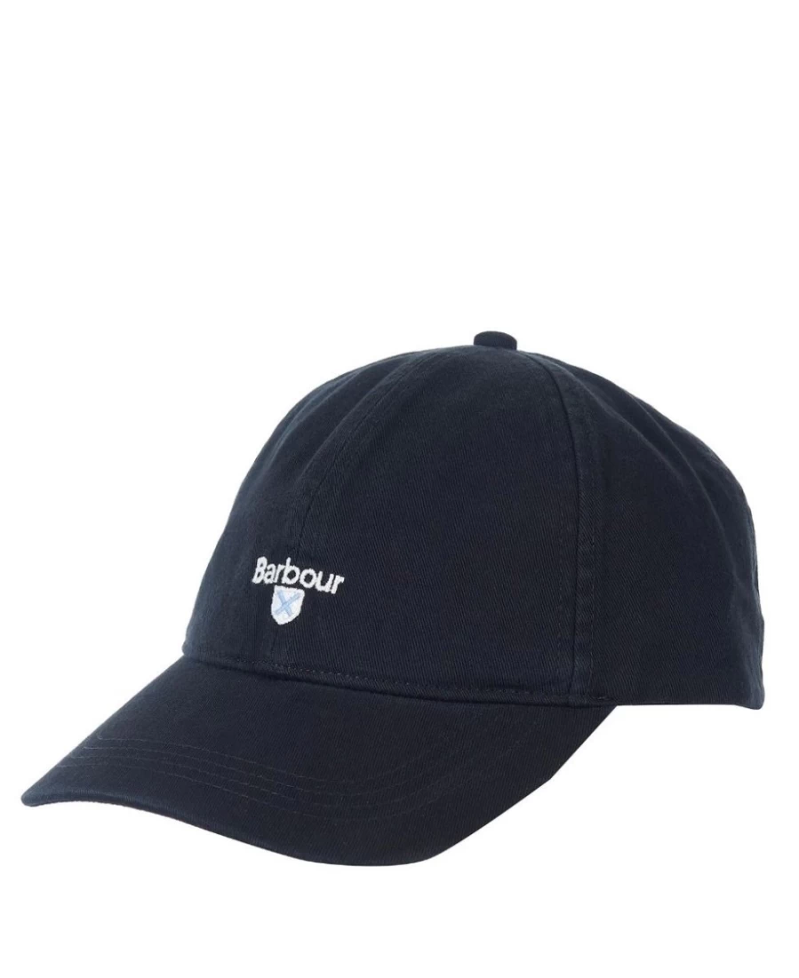 Barbour Mens Sport Blue Cascade Cap - Classic Outdoor Baseball Hat