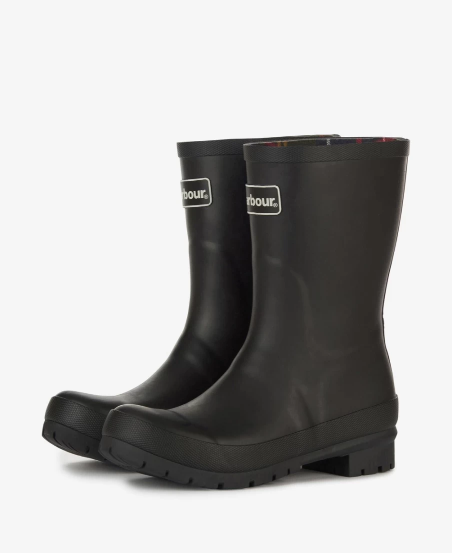 Barbour Women's Banbury Black Wellington Boots Waterproof Outdoor Footwear