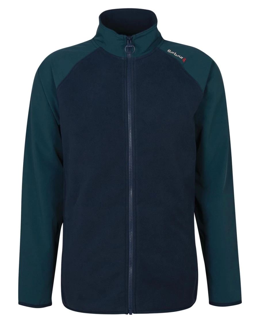 Barbour Men's Lingfield Zip-Through Fleece Jacket in Classic Navy