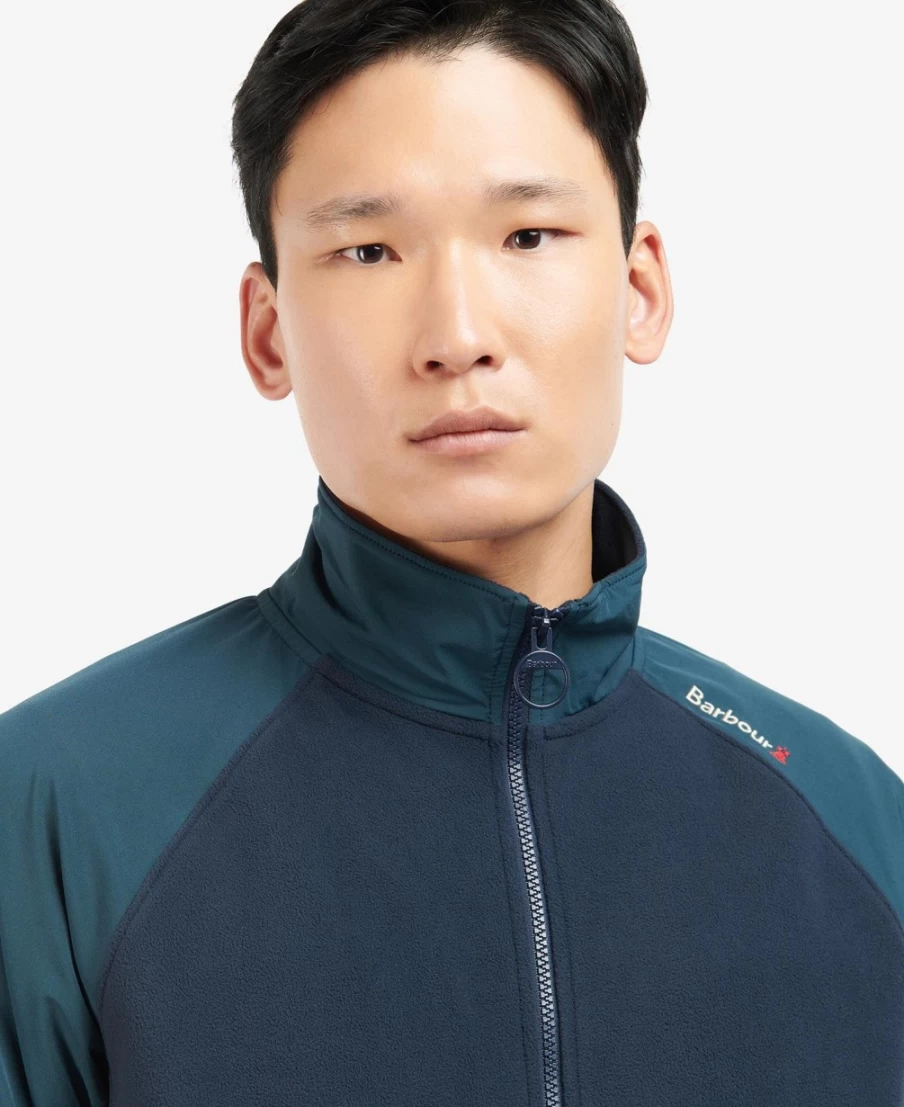 Barbour Men's Lingfield Zip-Through Fleece Jacket in Classic Navy