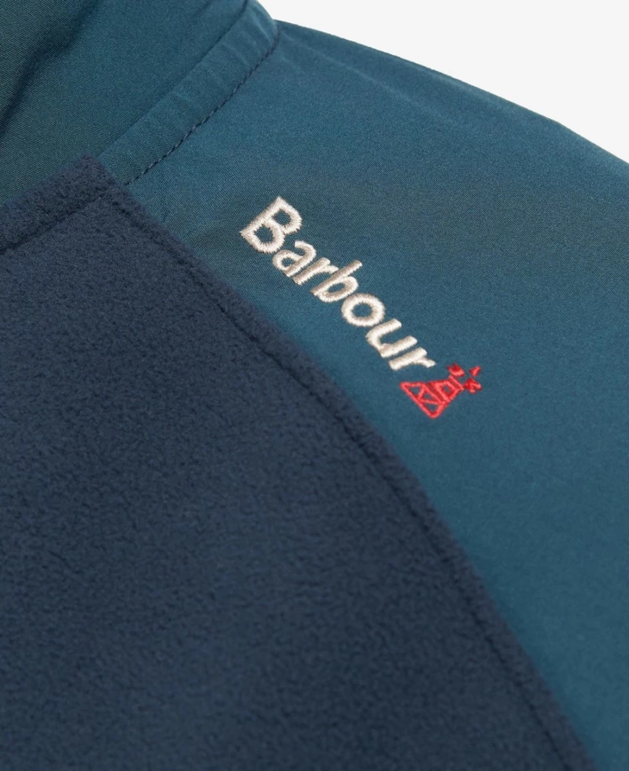 Barbour Men's Lingfield Zip-Through Fleece Jacket in Classic Navy