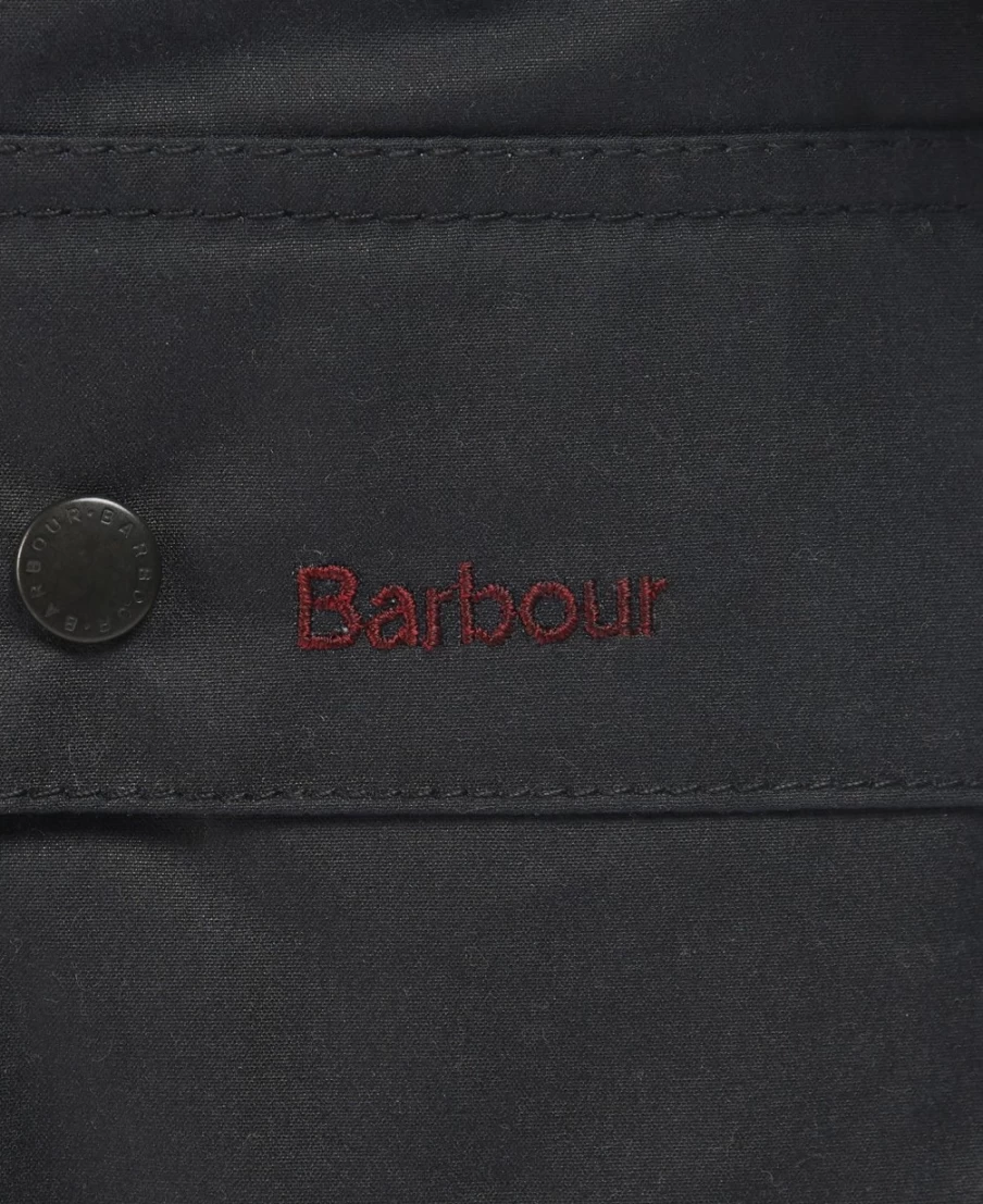 Barbour Boys' Navy Bedale Waxed Jacket – Classic Waterproof Outerwear for Kids