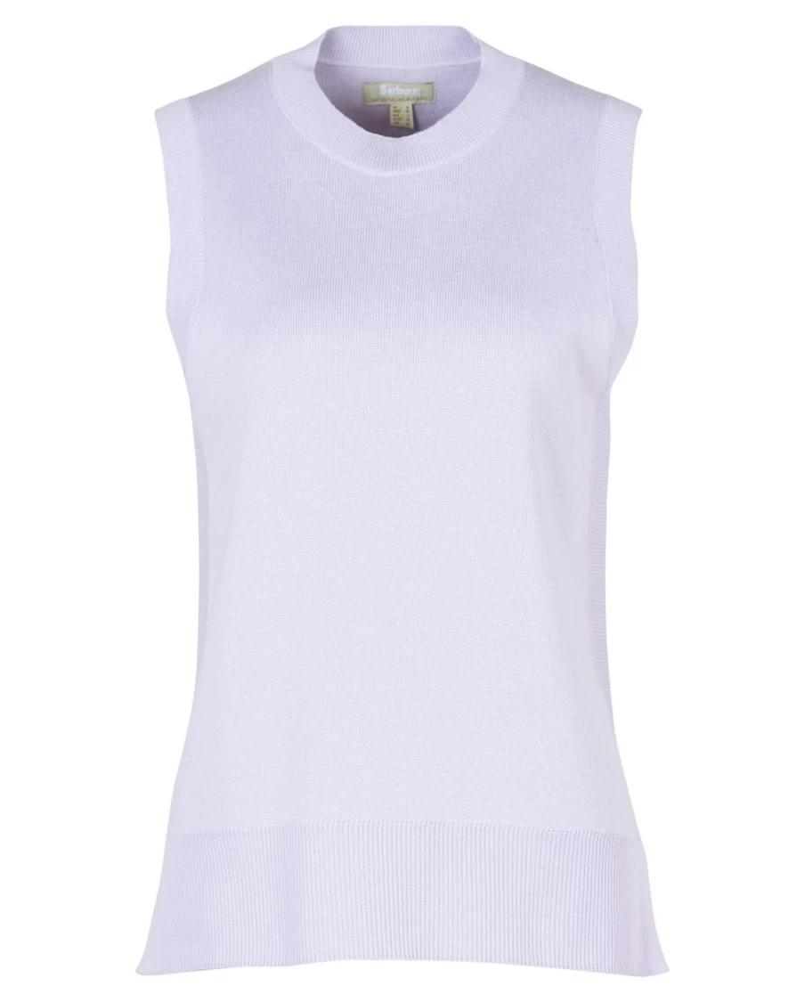 Barbour Women's Iris Knitted Sweater Vest - Ryhope Cable Knit Design