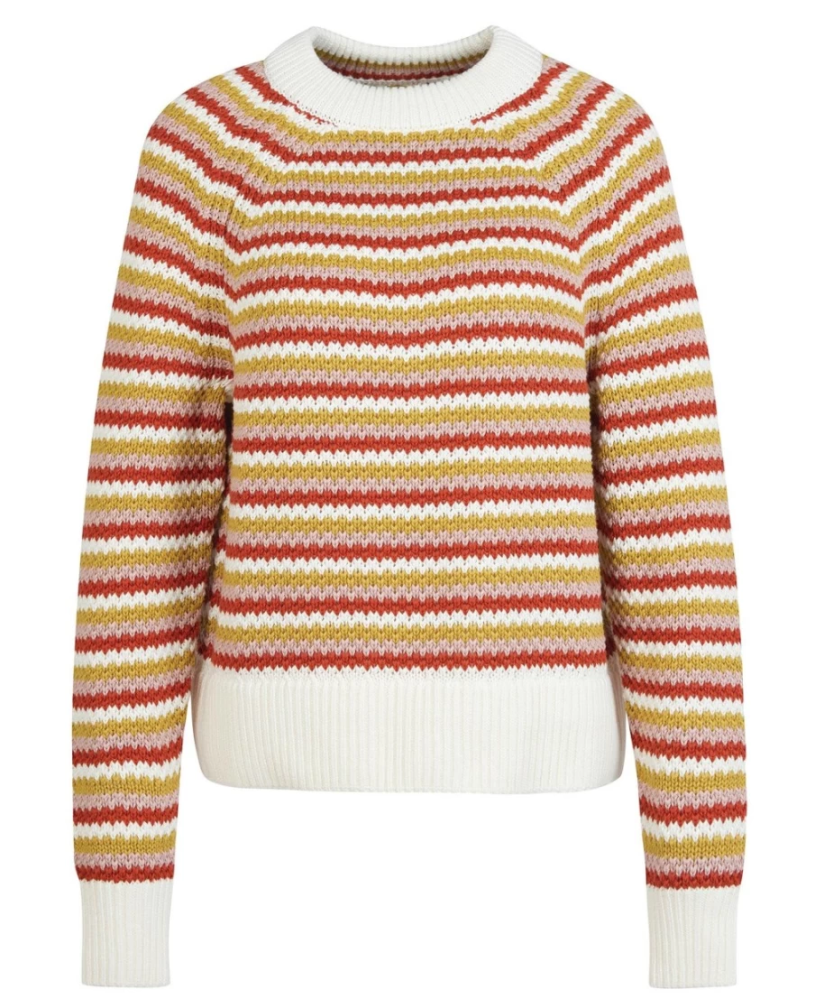 Barbour Women's Anglesey Knit Sweater in Multi-Color | Classic Cable Design