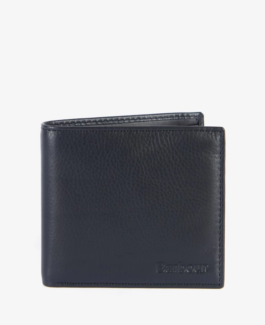 Barbour Mens Carbon Colwell Small Billfold Wallet