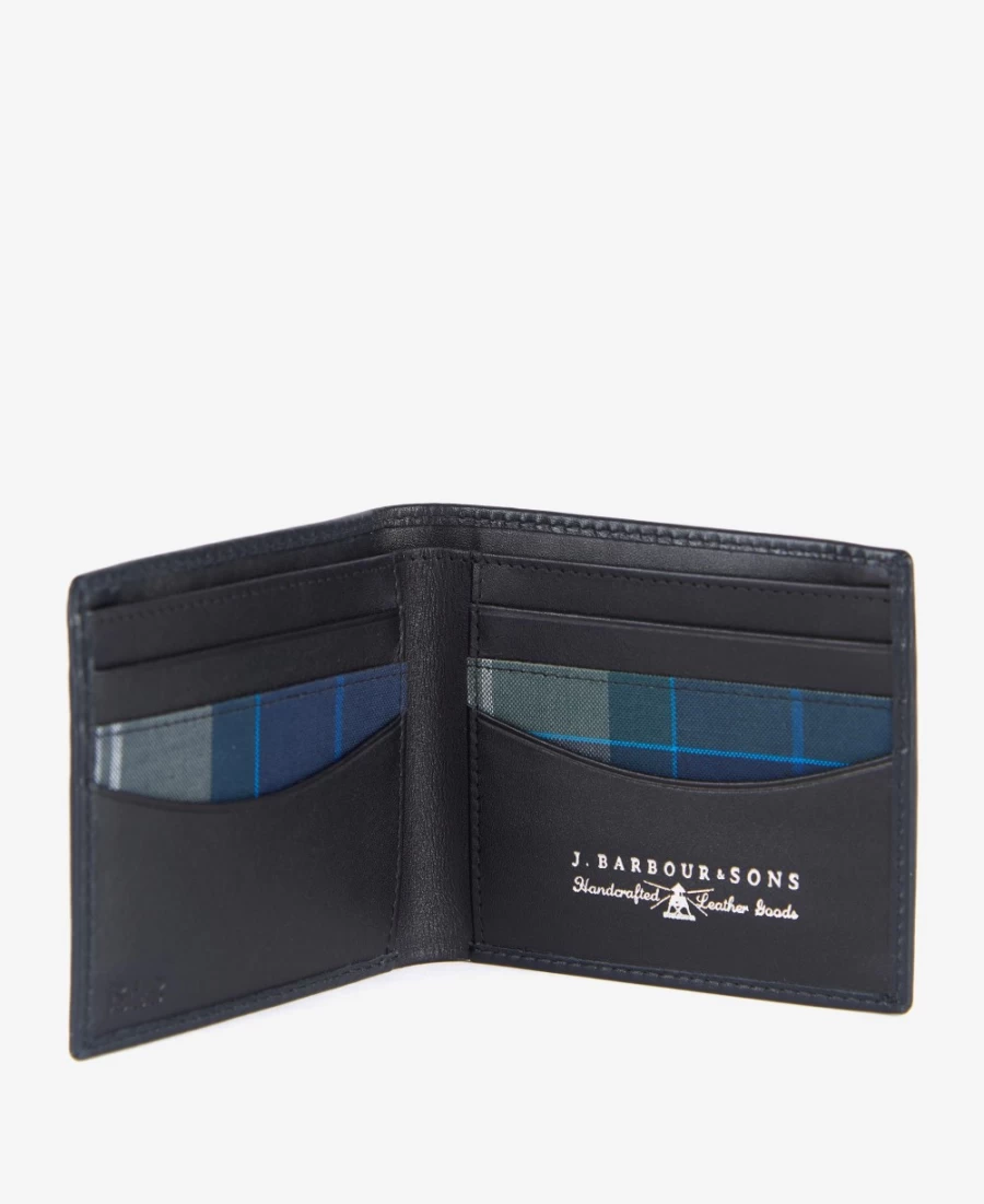 Barbour Mens Carbon Colwell Small Billfold Wallet