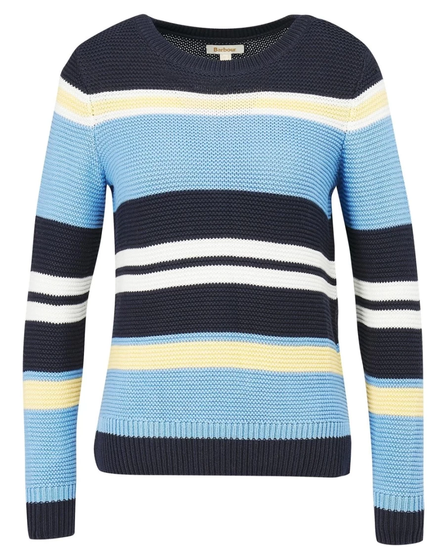 Barbour Women's Littlehampton Sweater in Classic Navy - Premium Knitwear