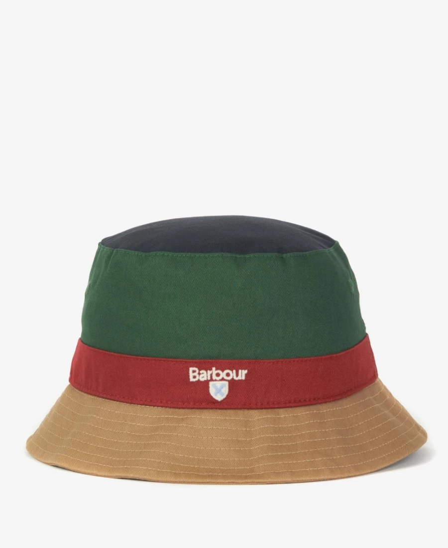 Barbour Laytham Sports Hat for Men in Racing Green/Dark Stone - Classic Outdoor Cap