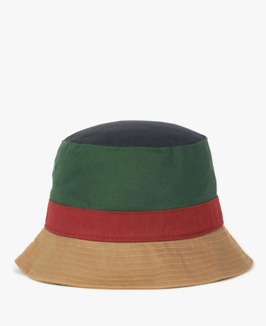 Barbour Laytham Sports Hat for Men in Racing Green/Dark Stone - Classic Outdoor Cap