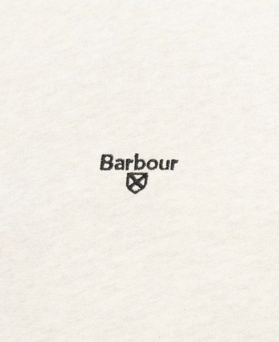 Barbour Men's Henry Lounge Half Zip Sweater in Navy Marl