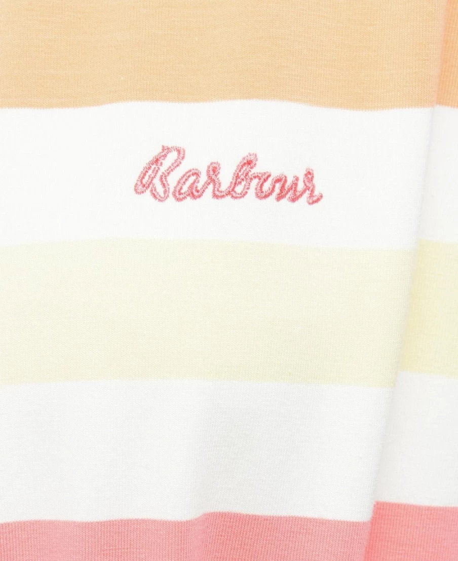 Barbour Women's Marloes Navy & White Striped Dress