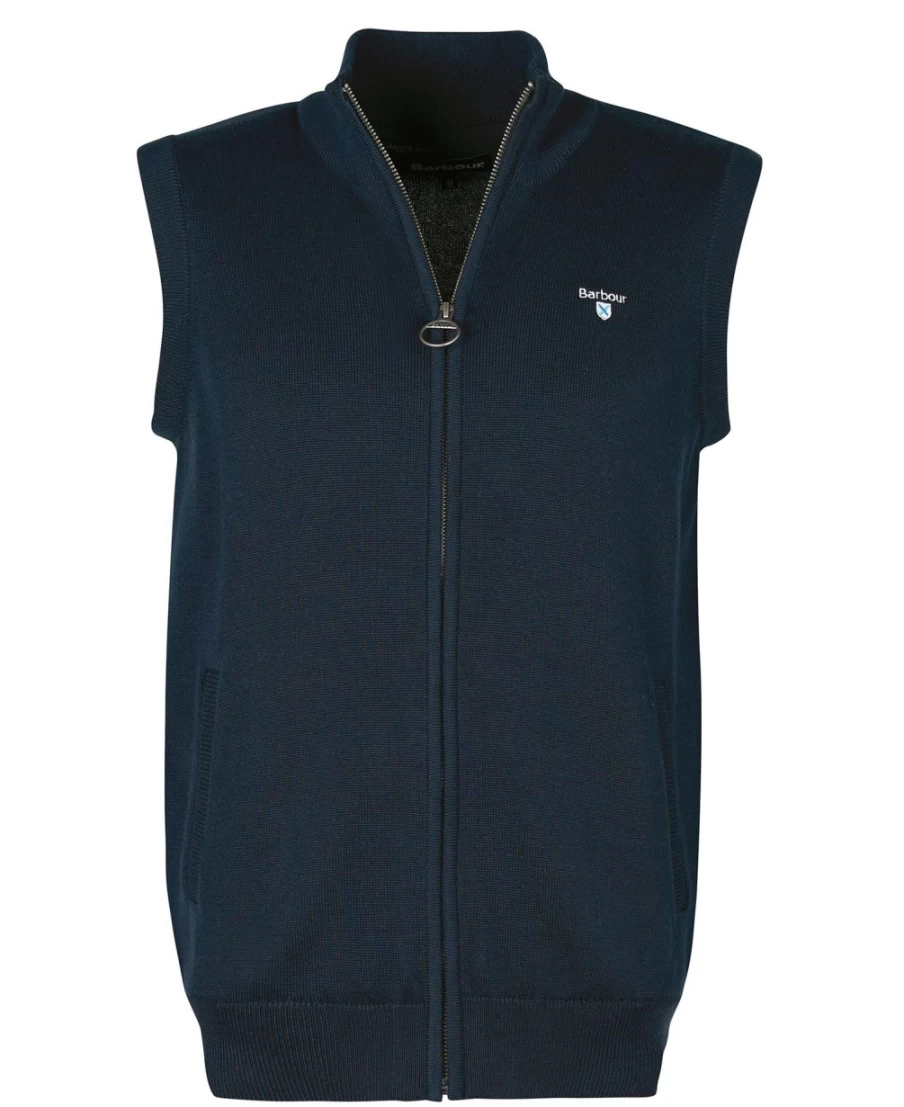 Barbour Men's Dawdon Classic Navy Knitted Gilet