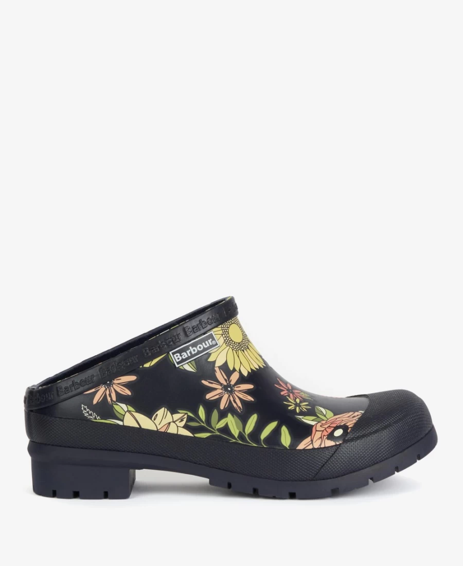 Barbour Women's Quinn Clogs in Black - Comfortable & Stylish Slip-On Shoes