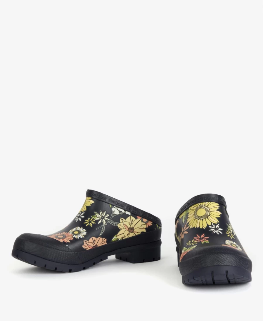 Barbour Women's Quinn Clogs in Black - Comfortable & Stylish Slip-On Shoes